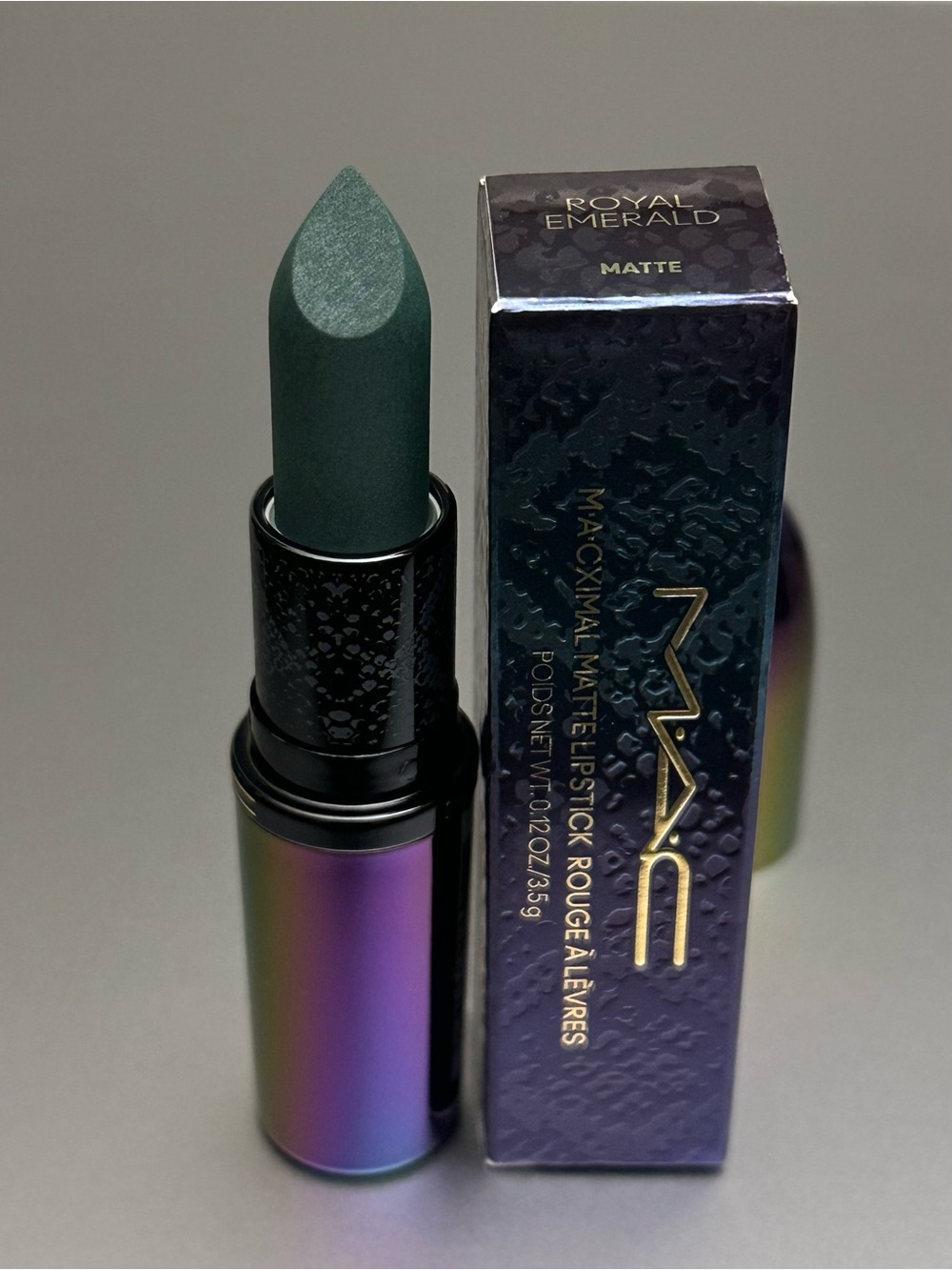 MAC “Royal Emerald” Matte Lipstick ~ Luxe Luck